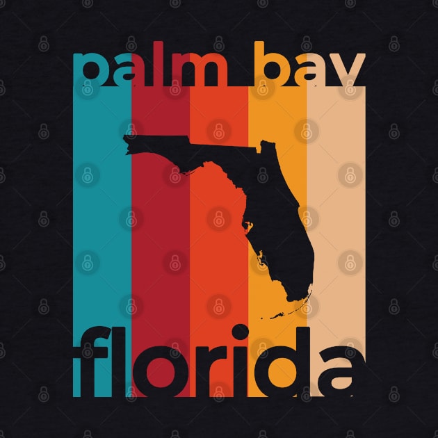 Palm Bay Florida Retro by easytees